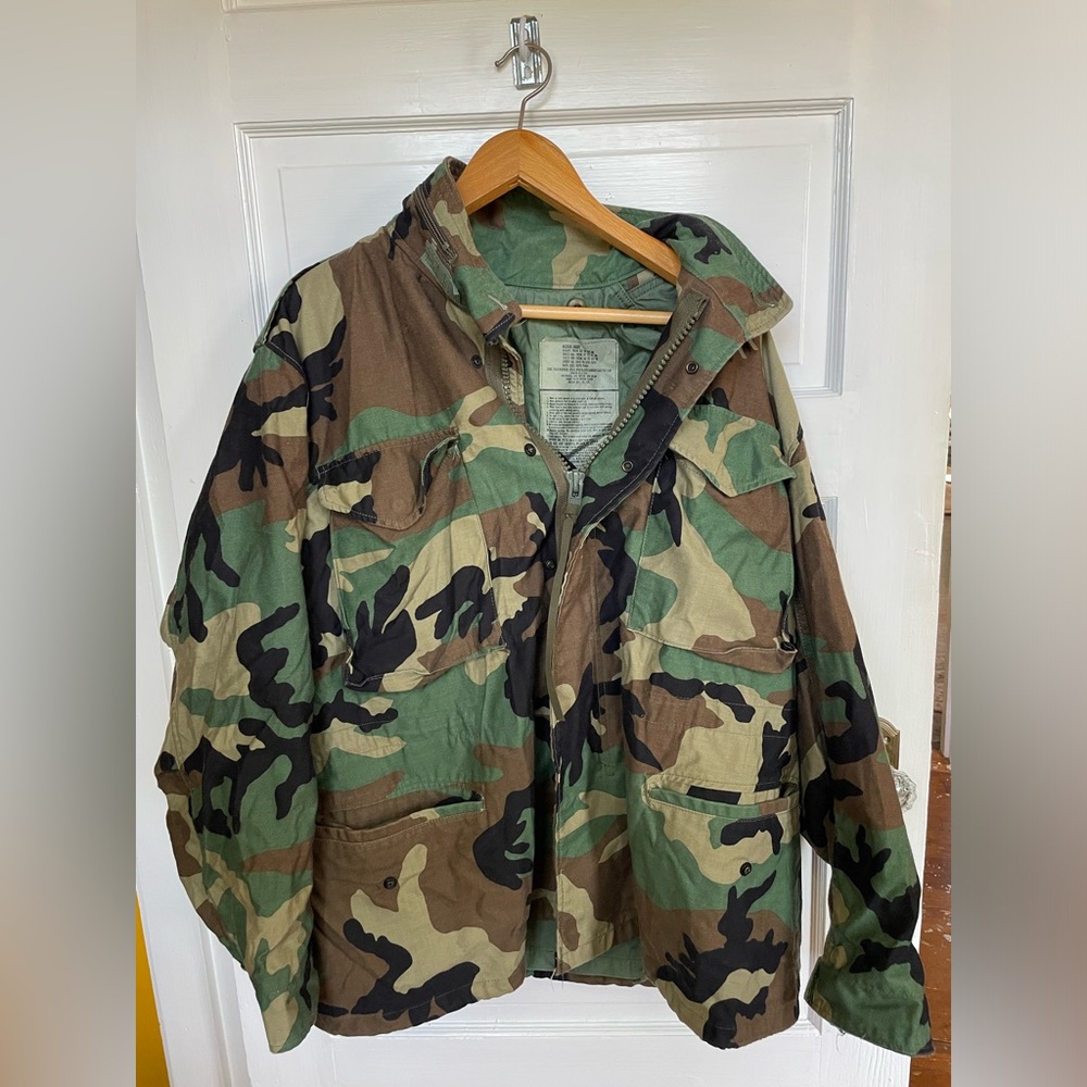 Woodland Camo Y2K M65 Field Jacket